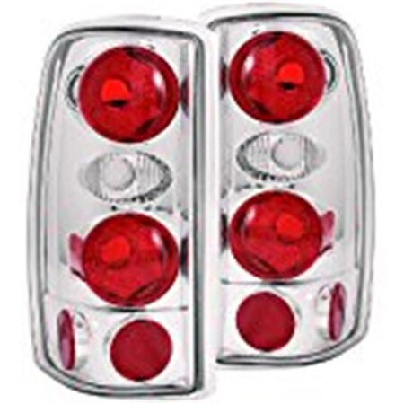 Kento Gear 2000 - 2006 Suburban Tahoe Yukon Denali Xl Tail Lights Chrome - Red & White KE3639702